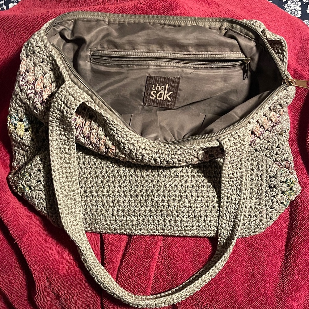 The Sak Multicolor Crochet Shoulder Bag
